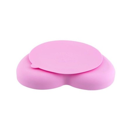 SILIKOON TALDRIK SÜDA 9m+ ROOSA