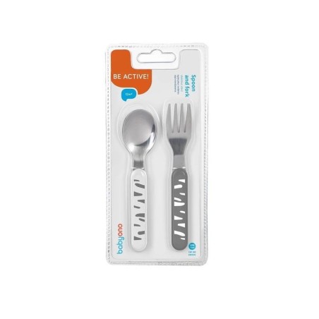 Roostevabast terasest lusikas ja kahvel