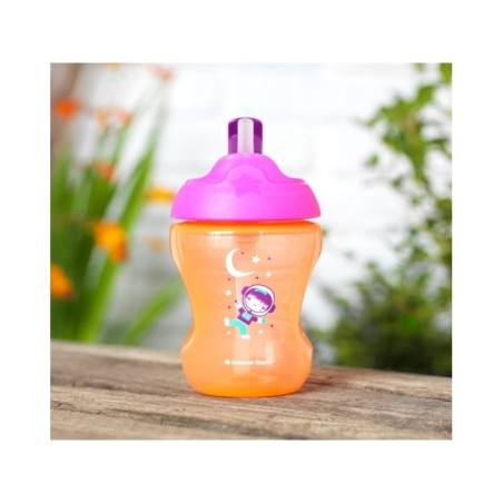 Mittevoolav kõrrega kruus 7m + roosa, 230ml