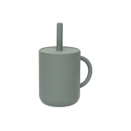 Silikoon joogitops kõrrega, ash green