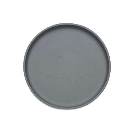 Silikoon taldrik, storm grey