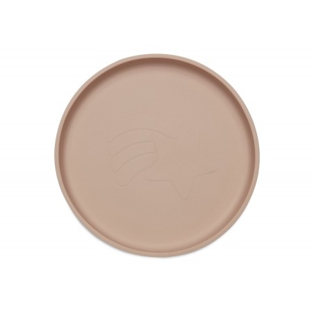 Silikoon taldrik, pale pink