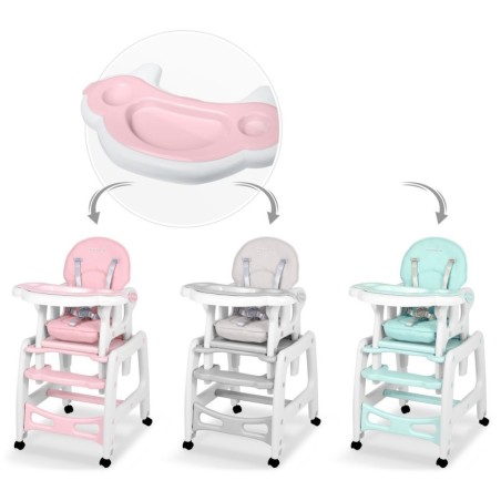 Sinco Ricokids söögitooli alus - roosa