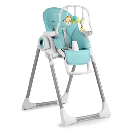 Söögitool lauaga, lamamistool, belo blue + mänguasjakaar