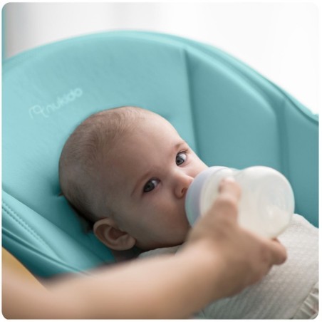 Söögitool lauaga, lamamistool, belo blue