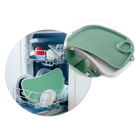 Söögitool lauaga, lamamistool, belo green