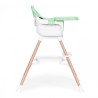 Laste söögitool 2-in-1, roheline