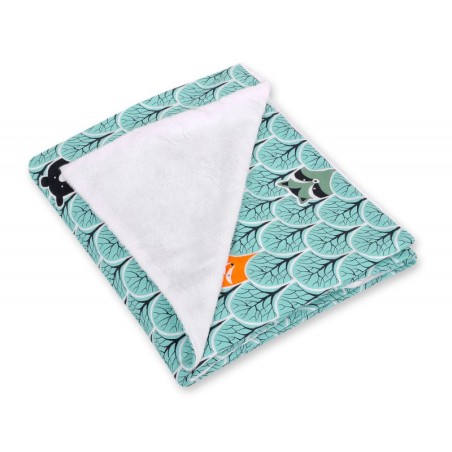 Turvahälli tekk, valge/mint forest