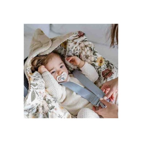 Turvahälli tekk multi, BOHO PALMS - POWDER PINK