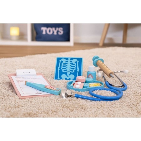 Puidust arstikohver lastele, 34 elementi