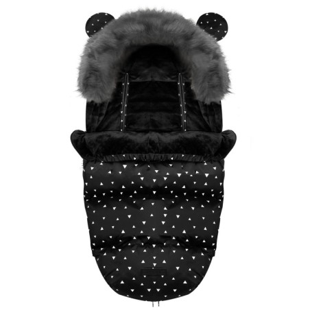 Soojakott - must kolmnurkadega