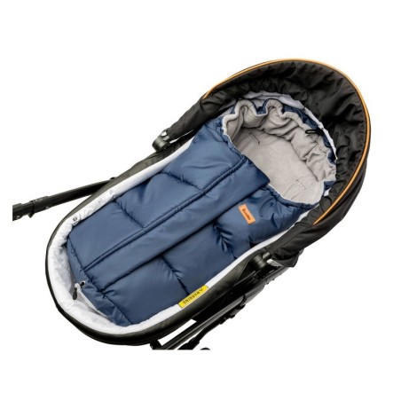 Combi 3in1 soojakott – tumesinine/hall polaarfliis