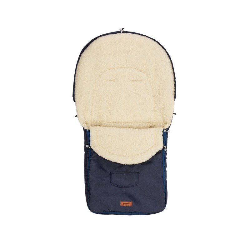 Vankri soojakott vill – tumesinine (95x40 cm)