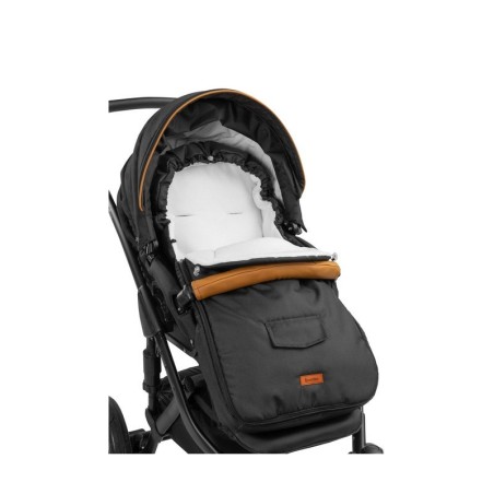 Vankri soojakott polaarfliis– must (95x40 cm)