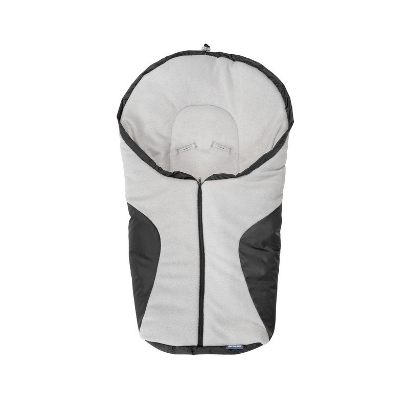 Turvahälli magamiskott – must/hall polaarfliis