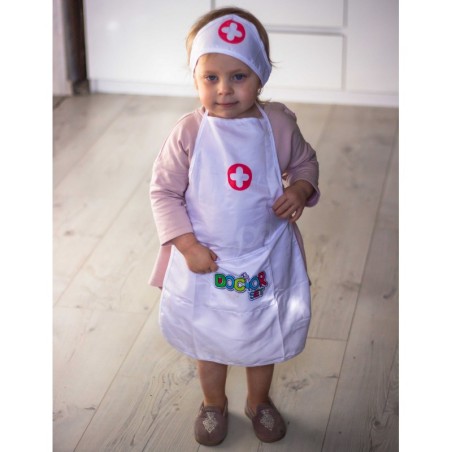 Arsti kostüüm, põll ja peapael