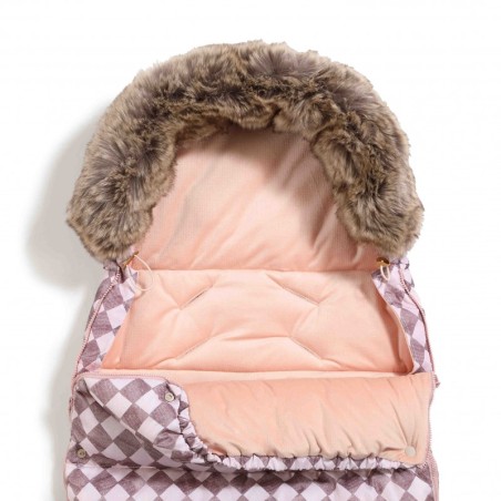 Soojakott Aspen COMBO, PRINCESS CHESSBOARD - POWDER PINK