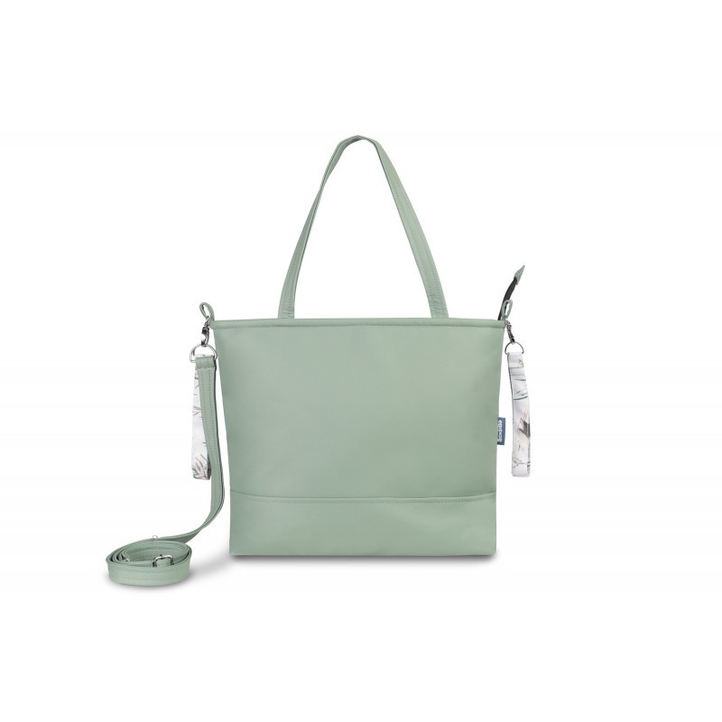 LEATHERETTE beebitarvete kott OLIIV / CRANES