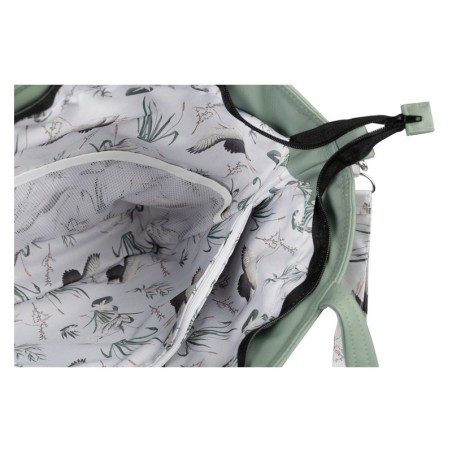 LEATHERETTE beebitarvete kott OLIIV / CRANES