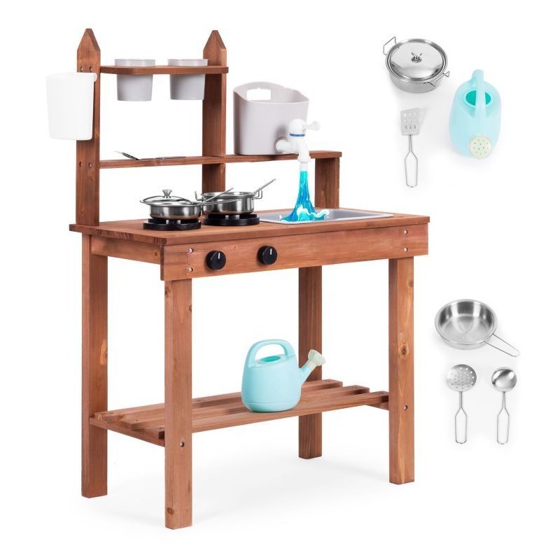 Puidust mudaköök veega