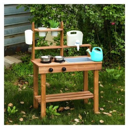 Puidust mudaköök veega