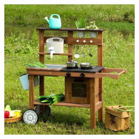 Mudaköök laste mänguköök puidust koos tarvikutega