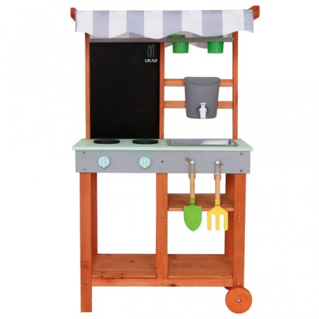 Puidust õueköök mudaköök lastele 116 cm