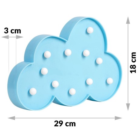 Pilve öölamp sinine