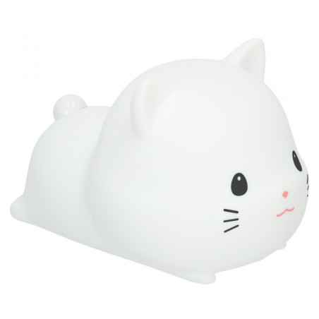 Pehme silikoon öölamp, kass