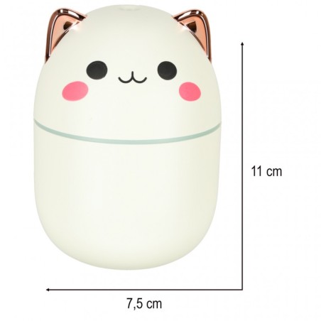 Õhuniisutaja valge kiisu