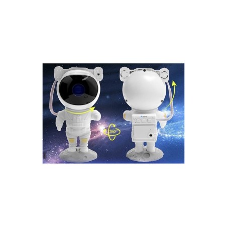 LED 3D valgusefektidega projektor astronaut, öövalgusti