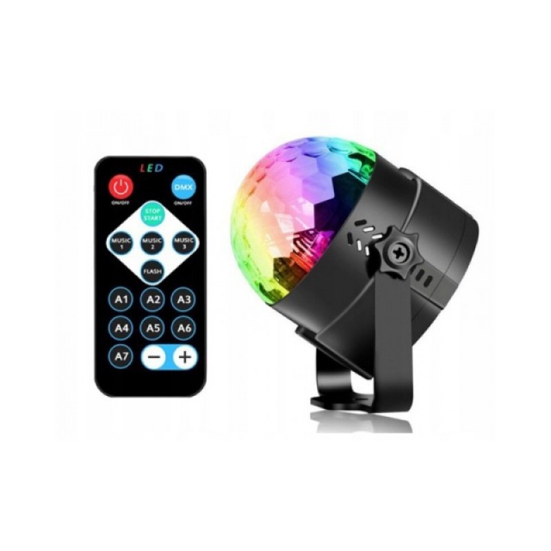 LED diskopall projektor puldiga