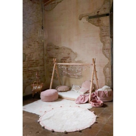 Tumba põrandapadi Bubbly Vintage Nude