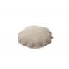 Kootud padi Round Biscuit Dune White
