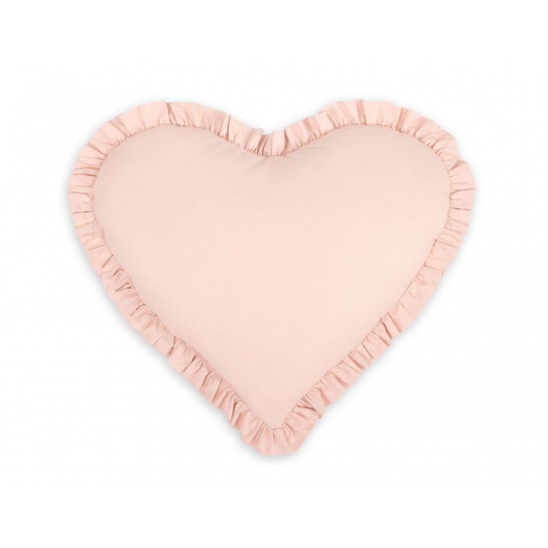 Dekoratiivpadi Süda, puudriroosa