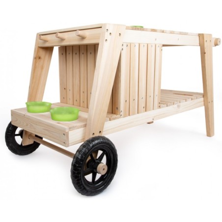 Puidust mobiilne mudaköök