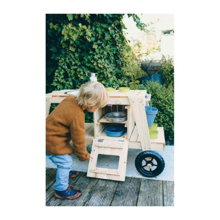 Puidust mobiilne mudaköök