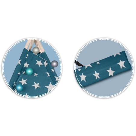 Nukido tuledega laste tipi telk - sinine