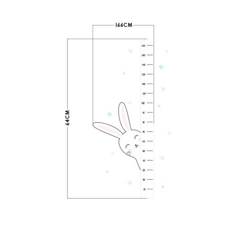 Seinakleebis mõõdupuu jänes