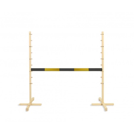 Latt tala hüppetakistusele 120 cm, must/kuld