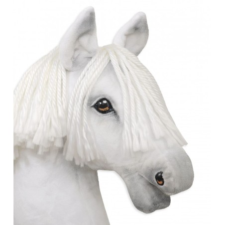 Kepphobune Premium - valge hobune valge lakaga A3