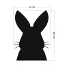 Seinakleebis kriiditahvel Rabbit
