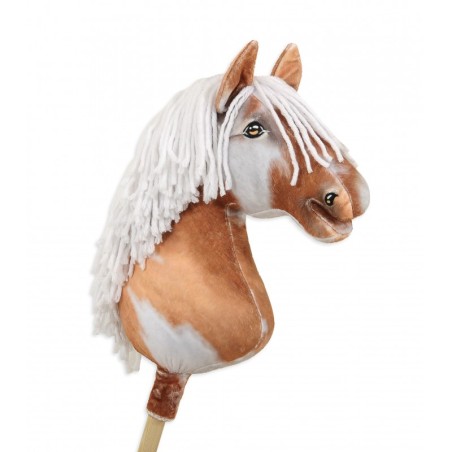 Kepphobune Premium - laiguline hobune valge lakaga A3