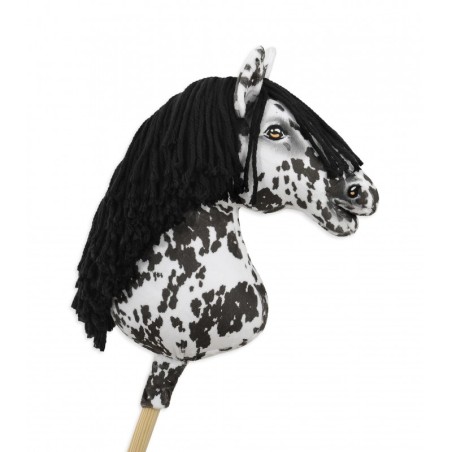 Kepphobune Premium - täpiline hobune musta lakaga A3