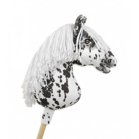 Kepphobune Premium - täpiline hobune valge lakaga A3