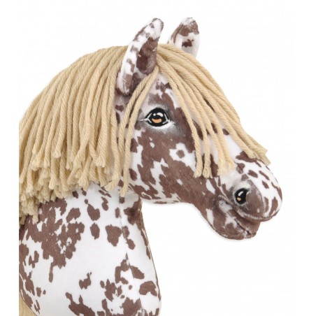 Kepphobune Premium - pruun täpiline hobune beeži lakaga A3