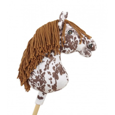 Kepphobune Premium - pruun täpiline hobune pruuni lakaga A3