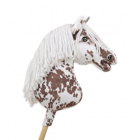 Kepphobune Premium - pruun täpiline hobune valge lakaga A3