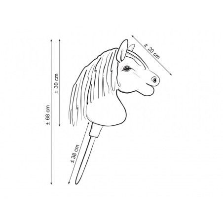 Kepphobune Premium - tobiano bay horse musta lakaga A4