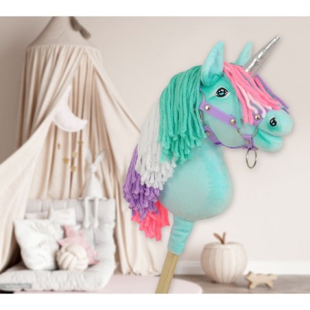 Kepphobune Ükssarvik A4 - mint, värviline lakk ja kuldne sarv